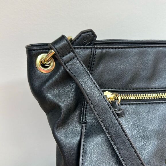 Franco Sarto Faux Leather Crossbody Messenger Bag Purse Pocketbook Handbag - Picture 3 of 11